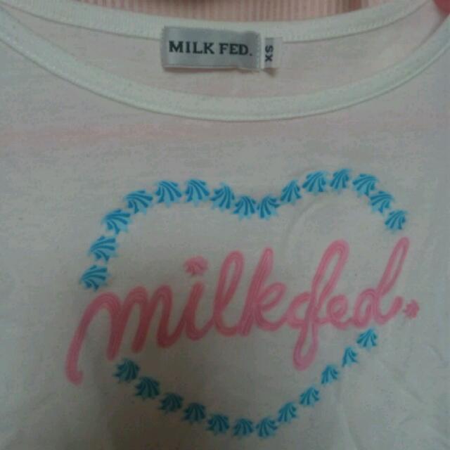 MILKFED.(ミルクフェド)のmilkfed パフスリーブ Tシャツ レディースのトップス(Tシャツ(半袖/袖なし))の商品写真