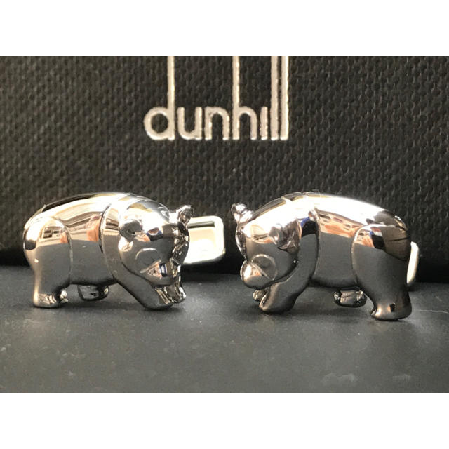Dunhill(ダンヒル)の超美品 Dunhill パンダ 925 カフス カフリンクス ダンヒル メンズのファッション小物(カフリンクス)の商品写真