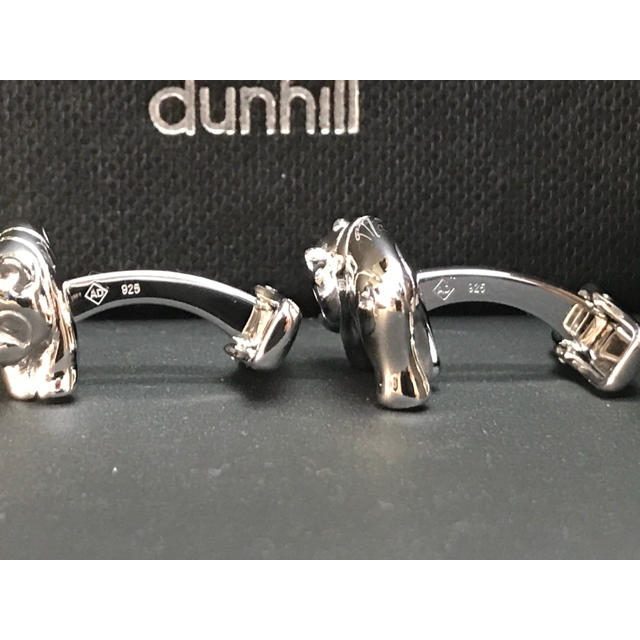 Dunhill(ダンヒル)の超美品 Dunhill パンダ 925 カフス カフリンクス ダンヒル メンズのファッション小物(カフリンクス)の商品写真
