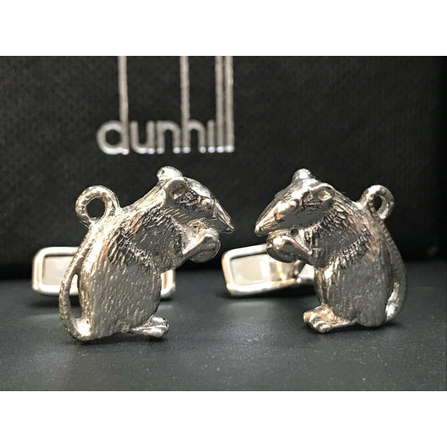 Dunhill ダンヒル ハツカネズミ 925 カフス カフリンクス