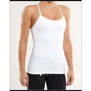 ルルレモン(lululemon)のルルレモン ヨガ タンク 白 4 美品(ヨガ)