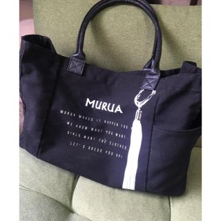 ムルーア(MURUA)のMURUA ☆ ビッグキャンバストートバッグ(トートバッグ)