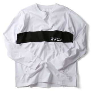 ルーカ(RVCA)のS 白 RVCA/ルーカ BORDER RVCA ボーダー ロンTシャツ(Tシャツ(長袖/七分))