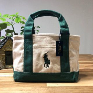 ポロラルフローレン(POLO RALPH LAUREN)の 新品 ポロ ラルフローレン トートバッグ ミニ キャンバス ブランド バッグ (トートバッグ)