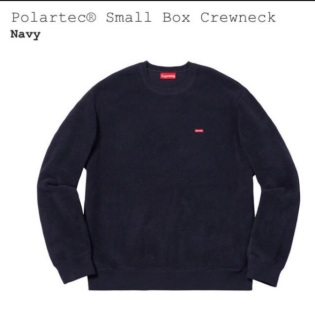 Supreme polartec Small Box crewneck S