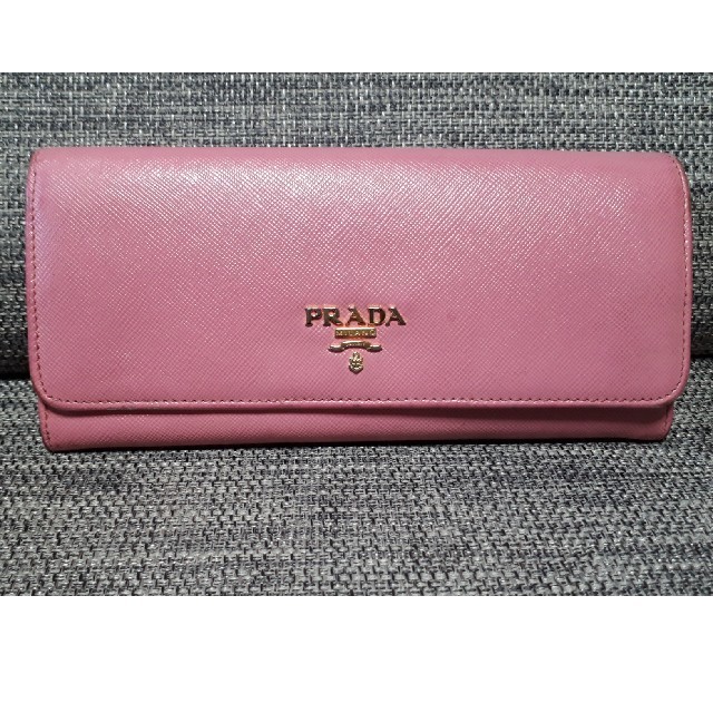 PRADA(プラダ)のプラダ　長財布　ピンク メンズのファッション小物(長財布)の商品写真