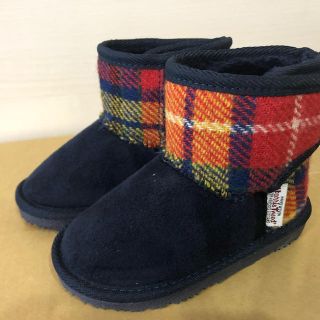 ハリスツイード(Harris Tweed)のムートンブーツ Harris Tweed 15cm(ブーツ)