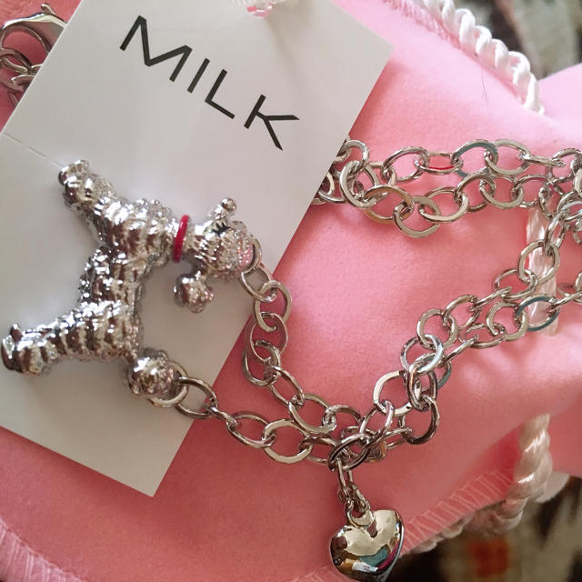 MILK(ミルク)のミルク プードルネックレス MILK レディースのアクセサリー(ネックレス)の商品写真