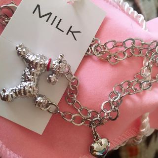 ミルク(MILK)のミルク プードルネックレス MILK(ネックレス)