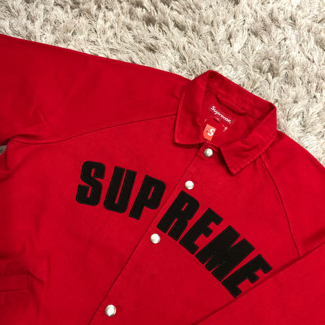 supreme snap front twill jacket