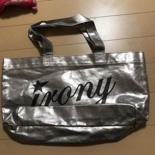 アイロニー(IRONY)のirony アイロニー ミニトート シルバー(トートバッグ)