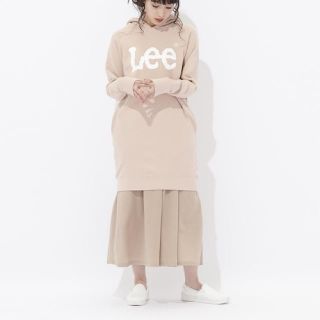 リー(Lee)のLee ロゴスウェットパーカー ワンピース(パーカー)