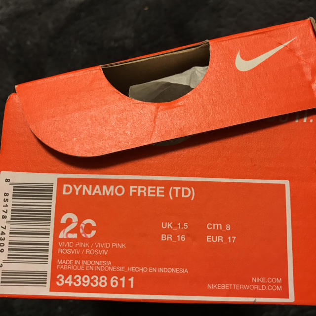 NIKE(ナイキ)のteamballer様専用　NIKE DYNAMO FREE(TD) キッズ/ベビー/マタニティのベビー靴/シューズ(~14cm)(スニーカー)の商品写真