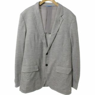 ランバンオンブルー(LANVIN en Bleu)のランバンオンブルー　テーラードジャケット　美品　サイズ50　グレー　16SS(テーラードジャケット)