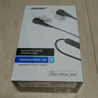 ボーズ(BOSE)の【新品】Bose QuietComfort 20 ノイズキャンセリングイヤホン(ヘッドフォン/イヤフォン)