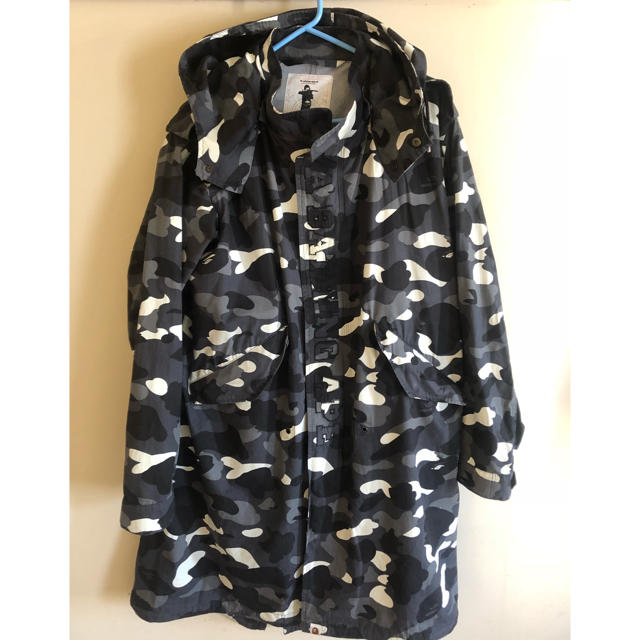 A BATHING APE★エイプ★ロゴ★モッズコート★カモフラape camo