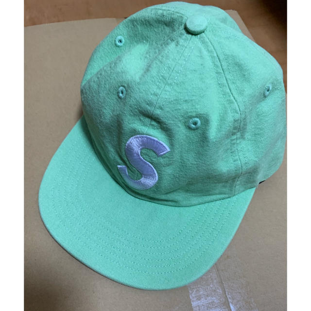 帽子supreme S logo 6-panel hat