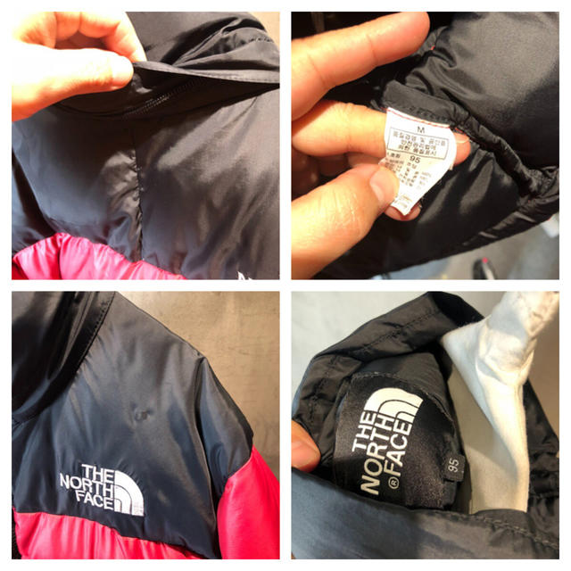 THE NORTH FACE(ザノースフェイス)のTHE NORTH FACE NUPTSE "BRED" 特価プライス メンズのジャケット/アウター(ダウンジャケット)の商品写真