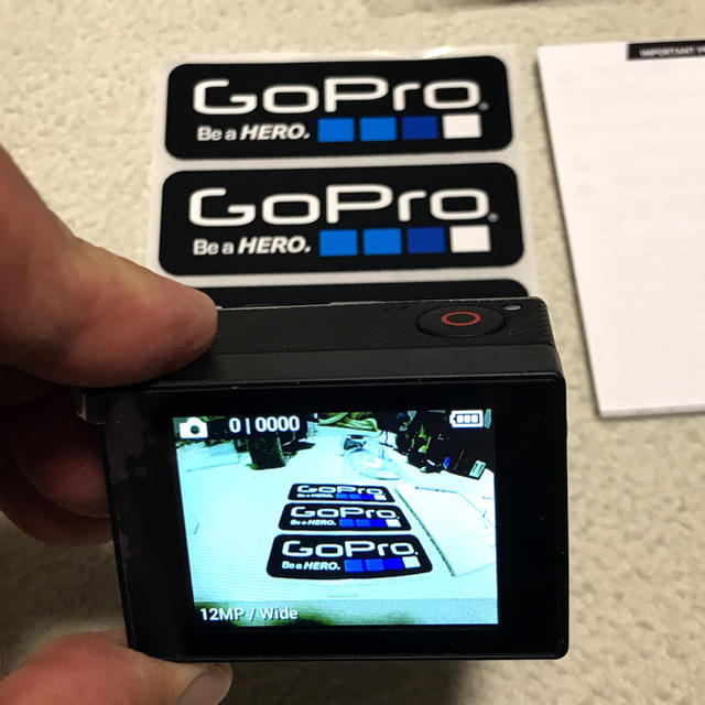GoPro(ゴープロ)の♯ゴープロ4  Go pro４ silver edition スマホ/家電/カメラのカメラ(コンパクトデジタルカメラ)の商品写真