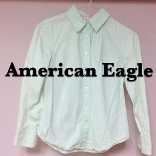 アメリカンイーグル(American Eagle)のAE コットンシャツ ■ミント■(シャツ/ブラウス(長袖/七分))