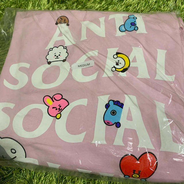 防弾少年団(BTS)(ボウダンショウネンダン)のassc bt21 パーカー anti social social club メンズのトップス(パーカー)の商品写真