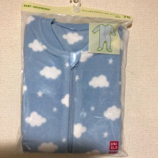 ユニクロ(UNIQLO)のユニクロ ベビーマイクロフリースオールインワン(カバーオール)