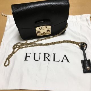 フルラ(Furla)のゆうこ様専用フルラ メトロポリス 黒(ショルダーバッグ)