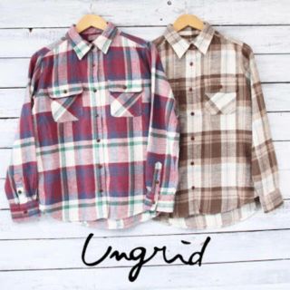 アングリッド(Ungrid)のアングリッド ルーズチェックシャツ(シャツ/ブラウス(長袖/七分))