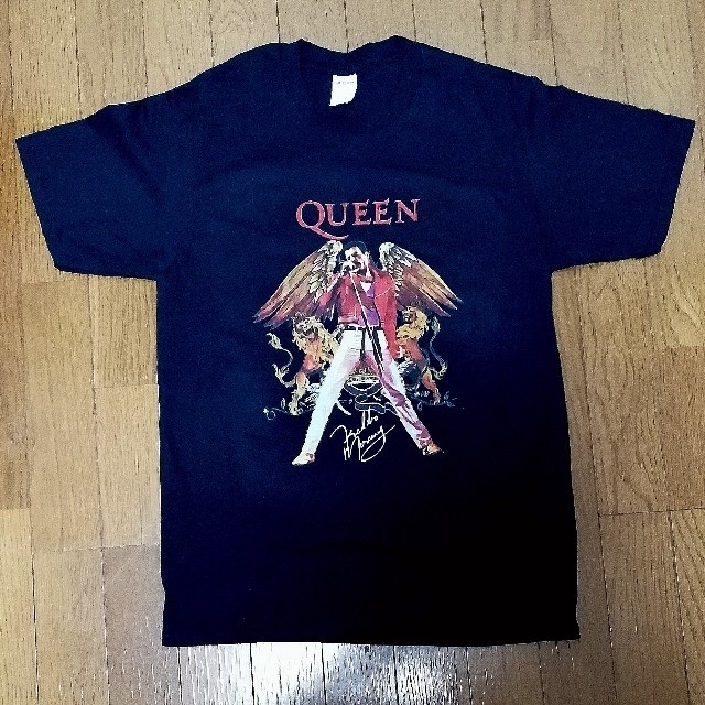 GILDAN(ギルタン)の割引SALEフレディマーキュリー映画ボヘミアンラプソディクィーンTシャツ黒 メンズのトップス(Tシャツ/カットソー(半袖/袖なし))の商品写真