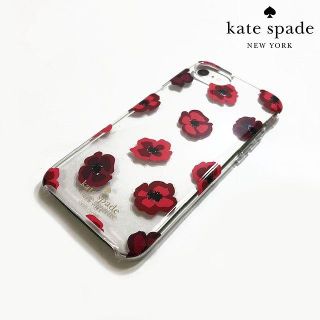 ケイトスペードニューヨーク(kate spade new york)のケイトスペード iphone スマホケース 花柄 赤 181222(iPhoneケース)