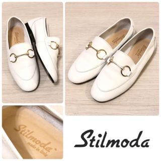 イエナ(IENA)の美品 IENA購入 Stilmoda レザービットローファー イタリア製(ローファー/革靴)