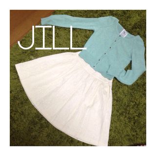 ジルバイジルスチュアート(JILL by JILLSTUART)のJILLby ジャガードスカート(ひざ丈スカート)