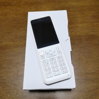 セイコー(SEIKO)の新品未使用 ソフトバンク Simply 602si ホワイト SIMフリー(携帯電話本体)