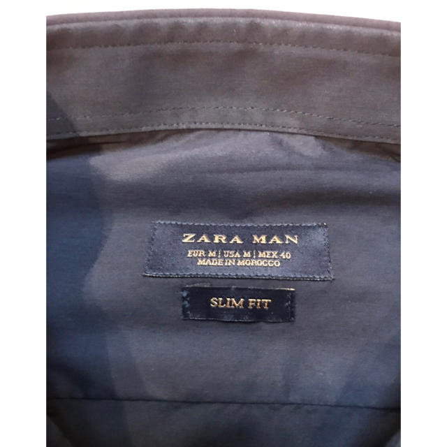 ZARA(ザラ)のjd1955様 専用☆  zara ザラ 紺シャツ☆ メンズのトップス(シャツ)の商品写真