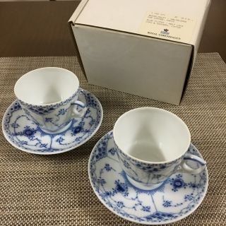 ロイヤルコペンハーゲン(ROYAL COPENHAGEN)のロイヤルコペンハーゲン  ブルーフルーテッド  ハーフレーフ(食器)