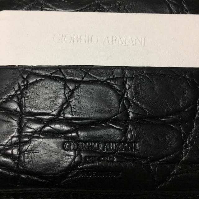 Giorgio Armani(ジョルジオアルマーニ)のジョルジオアルマーニ  二つ折り財布 メンズのファッション小物(折り財布)の商品写真