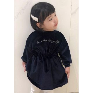 ギャップキッズ(GAP Kids)のベロアワンピース(ワンピース)