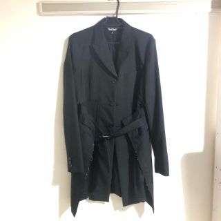 ブラックコムデギャルソン(BLACK COMME des GARCONS)の切りっぱなしテーラードジャケット(テーラードジャケット)