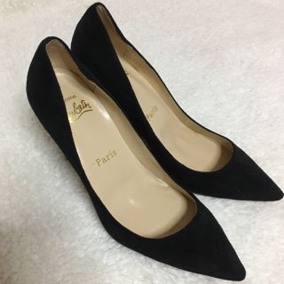 クリスチャンルブタン(Christian Louboutin)のルブタン風 パンプス 37 ブラック スエード(ハイヒール/パンプス)