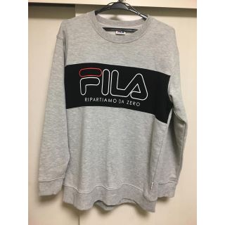 フィラ(FILA)のフィラ グレー トレーナー(スウェット)