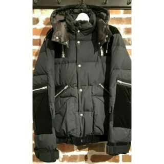 サカイ(sacai)のサイズ２ 新品 サカイ sacai コンボファブリックダウンブルゾン(ダウンジャケット)