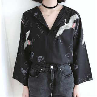 和柄シャツ(シャツ/ブラウス(長袖/七分))