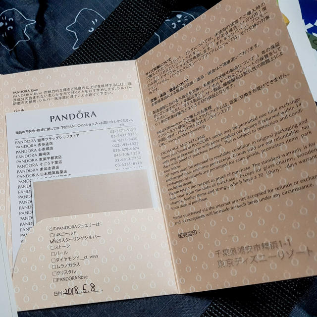☆Pandora ダッフィーとシェリーメィ チャームセット