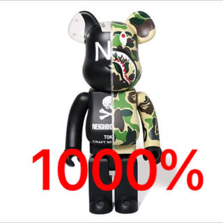 アベイシングエイプ(A BATHING APE)の1000% BE@RBRICK BAPE NBHD SHARK ベアブリック (その他)