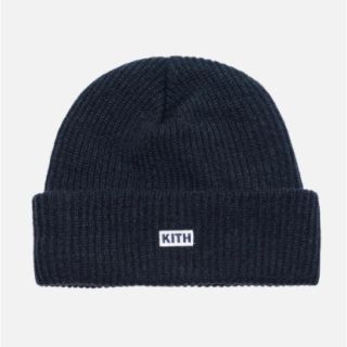 シュプリーム(Supreme)の[正規品] KITH CLASSIC LOGO KNIT BEANIE Navy(ニット帽/ビーニー)