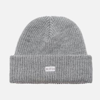 シュプリーム(Supreme)の[正規品] KITH CLASSIC LOGO KNIT BEANIE GREY(ニット帽/ビーニー)