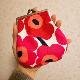 マリメッコ(marimekko)のマリメッコ ガマ口 ポーチ(ポーチ)