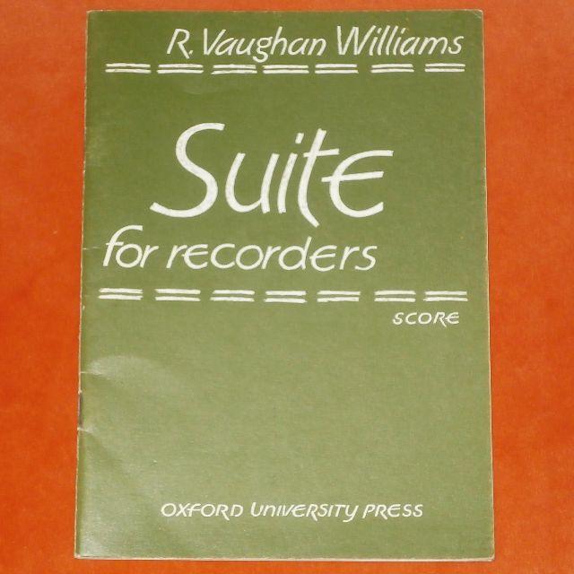 中古楽譜【R.Vaughan Williams/リコーダーのための組曲】R504 楽器のスコア/楽譜(クラシック)の商品写真