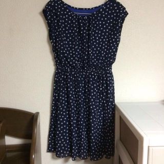 ドットアンドストライプスチャイルドウーマン(Dot&Stripes CHILDWOMAN)のリバーシブルワンピース(ひざ丈ワンピース)