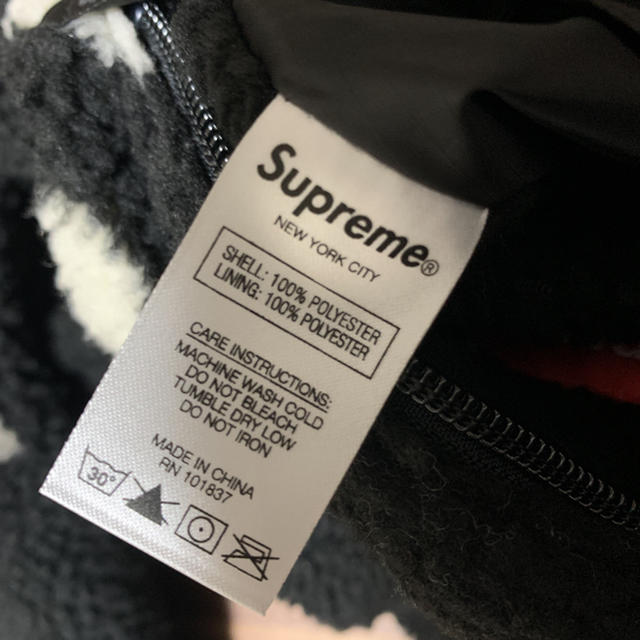 supreme reversible logo fleece jacket Lジャケット/アウター